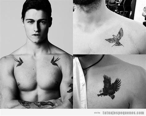 pecho tatuado hombre|tatuajes pequeños hombre.